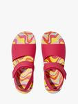 Детские сандалии iQushion Swirly FitFlop, Raspberry/Multi - фото 5