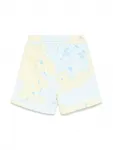 Шорты с принтом MSGM Kids, желтый - фото 2