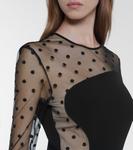 Платье миди Arielle Cady Stella McCartney, черный - фото 4