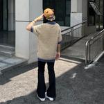 Поло свитер вязка унисекс COVERNAT, синий - фото 8