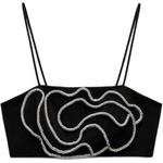 Майка женская черная Zara - фото