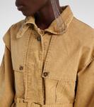 Джинсовый тренчкот Michaela Marant Etoile, бронзовый - фото 4