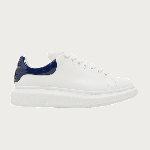 Кроссовки Alexander McQueen Alexander McQueen Oversized Sneaker 'White Navy Patent', белый - фото