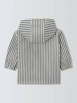Детский дождевик с полосками Water Resistant John Lewis, Grey/White Stripe - фото 2