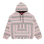 Куртка Supreme Woven Stripe Hooded Jacket, Pink - фото