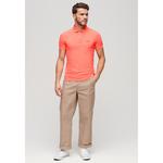 Поло Superdry Essential Logo Neon, оранжевый - фото