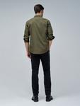 Рубашка Slim Fit на пуговицах Salsa Jeans, оливковый - фото 5