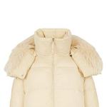 FENDI Женский пуховик кремовый, Cream - фото 7