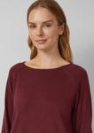 s.Oliver Лонгслив в цвете бордо - фото 4