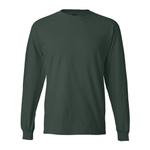 Футболка с длинным рукавом Hanes Beefy-T, цвет deep forest - фото