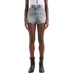 Джинсовые шорты с нашивкой-логотипом ARMANI EXCHANGE, серые - фото 3