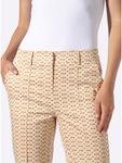 Брюки с принтом в цвете кэмел и экрю Heine - фото 5