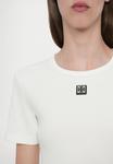 Футболка Tory Burch LOGO TEE, Snow White/White - фото 7