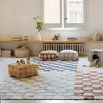 Ковер Lorena Canals, 120 x 158 см, Sage Green и Beige Check - фото 5