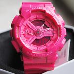 CASIO Часы Women's Liquid Crystal/Analog Dual Display Series Pink Watch GMA-S110CC-4 - фото 2