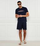 Футболка Emporio Armani с двойным логотипом, синий - фото 2