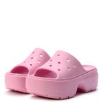 Тапочки stomp slides 'pink' Crocs, розовый - фото 2