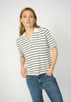 Поло Mos Mosh STRIPE TEE, Maritime Blue/Blue - фото