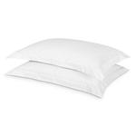 Подушка Frette Checkered Sateen King Sham, Pair, белый - фото 2