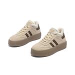 Женские низкие скейтерские кроссовки ST&SAT, экрю - фото 3