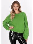 Пуловер faina, зеленый - фото 3