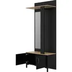 Вешалка Gami «Store», с зеркалом, цвет Eiche Sonoma / Schwarz - фото 4