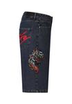 Джинсовые шорты HELL CATS DIAMANTE JORTS Ed Hardy, синий деним - фото 4