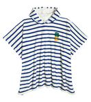 Полосатый махровый халат Bobo Choses, Blue - фото