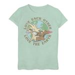 Футболка с рисунком «Злые бобры» Nickelodeon для девочек 7–16 лет Love Other Love The Earth Nickelodeon - фото