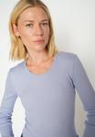 Топ Mos Mosh ELAINE SEAMLESS TEE, Eventide/Blue - фото 2