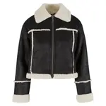 Куртка Urban Classics Shearling leather, черный - фото 3