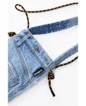 Женская джинсовая сумка-тоут Medium Desigual, синий - фото 3