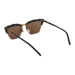 GUCCI Кошачий глаз солнцезащитные очки, Black Brown - фото 4