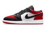 Jordan 1 Low Bred Toe (GS) - фото