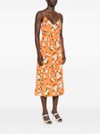 Emilia Wickstead платье миди Amaris, оранжевый - фото 3