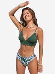 Бикини Cupshe, зеленый - фото 4