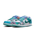 Кроссовки x futura laboratory sb dunk low Nike, синий - фото 3