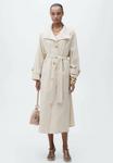 Пальто-тренч Mango, песочный - фото