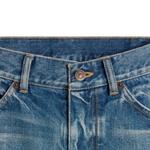 Шорты джинсовые женские Celine короткие, синий - фото 5