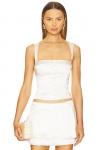 Топ Pammi Runaway The Label, ivory - фото