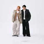 New Balance Винтажная спортивная серия Съемные шапки и кепки Куртка с большим карманом из утиного пуха Унисекс черный, Black - фото 8