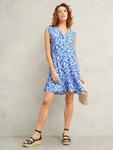 Мини-платье Janey Botanical Hobbs, Blue/Multi - фото 5