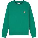 Свитшот мужской Maison Kitsune, зеленый - фото