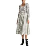 DIOR SS24 Casual Long Skirt Women's Black White - фото 6