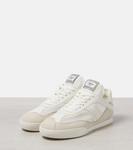 Низкие кожаные кеды Chloé Kick Chloé, Cloudy Cream - фото 4