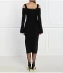 Платье Twin-Set, черный - фото 4