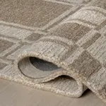 Коврик с ворсом Marlowe Bordered Wool nuLOOM, 122x183 см, бежевый - фото 5