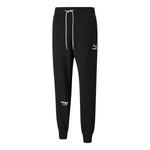 Брюки logo club sweatpants 'black' Puma, черный - фото