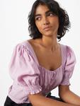 Блузка Dorothy Perkins, пастельно-фиолетовый - фото 3