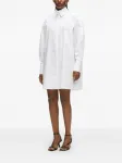 Платье-рубашка со складками Karl Lagerfeld, белый - фото 3